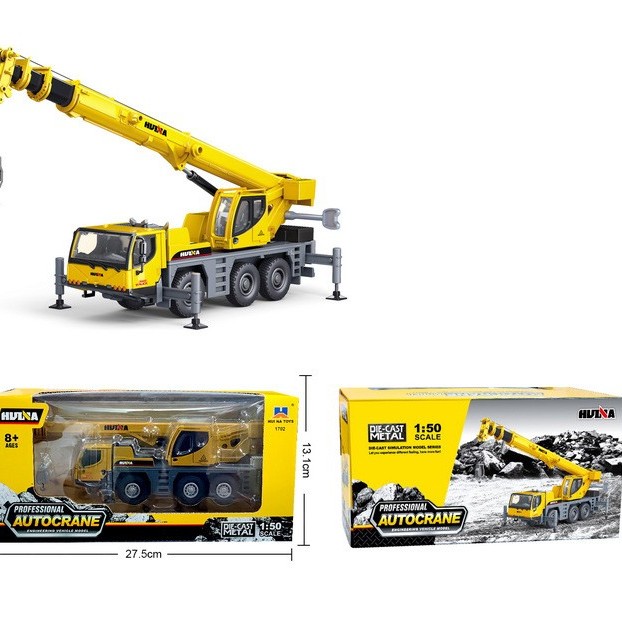 G233087-1702 Іграшкова металева модель автокрана Huina 1:50