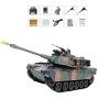 G239437-ZY021-817  БОЄВИЙ ТАНК СПОЛУЧЕНІ ШТАТИ  акумуляторний радіокерований зі звуком сірий стріляє арбізом кульками
