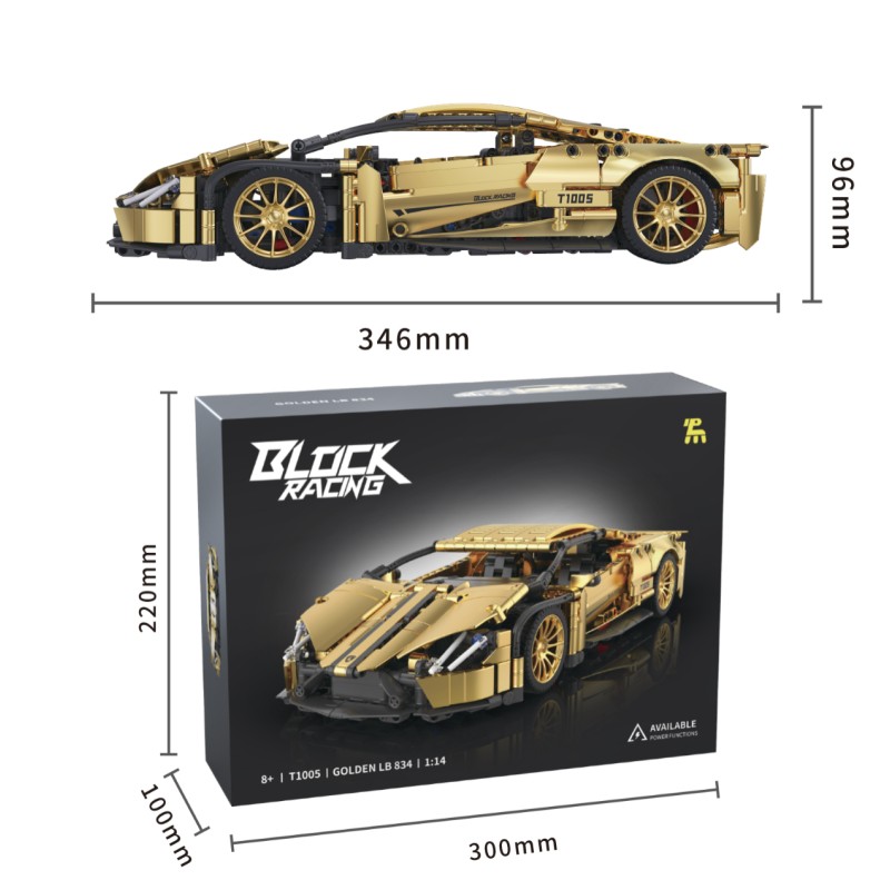 Конструктор Lamborghini Gold 1309 деталей G439476-T1005