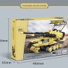 G484249-3906 Іграшковий конструктор Танк з подвійним дулом на радіокеруванні 618 деталей