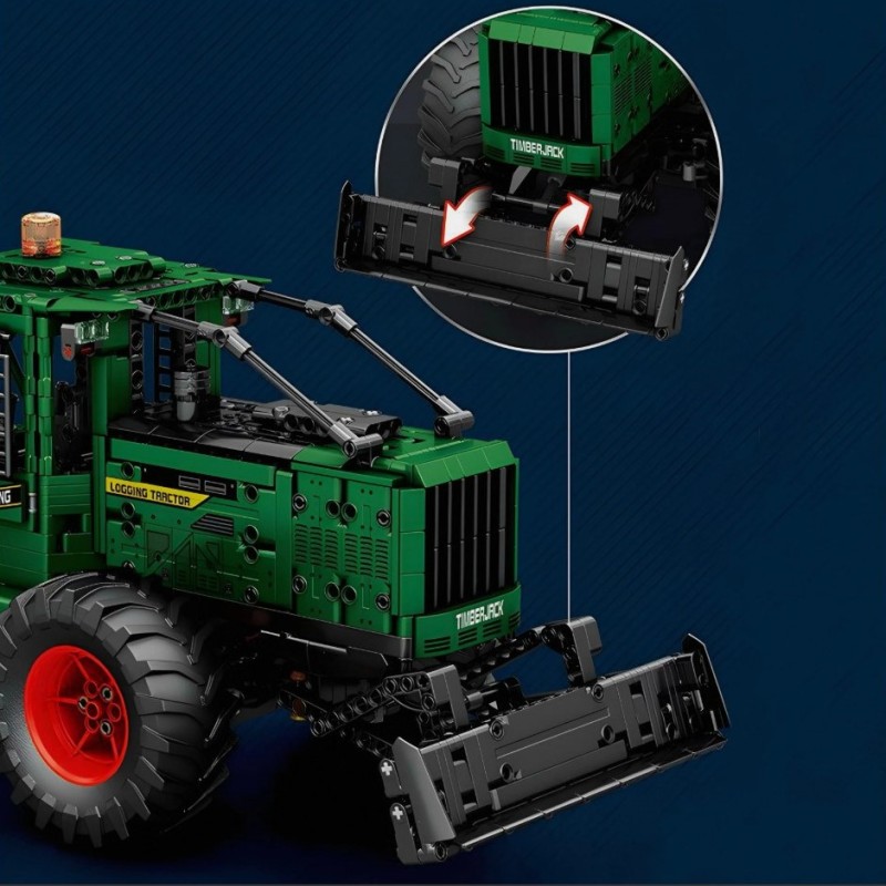 G489490-22027 Конструктор Лісозаготівельний трактор (скідер) на радіокеруванні 1471 деталь