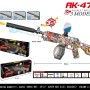 G540765-G686-3 Іграшковий акумуляторний автомат AK-47 Assault Rifle – 3 в 1 (три режими стрільби)