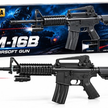 Дитячий автомат CYMA M-16B на пластикових кульках із лазерним прицілом та ліхтариком