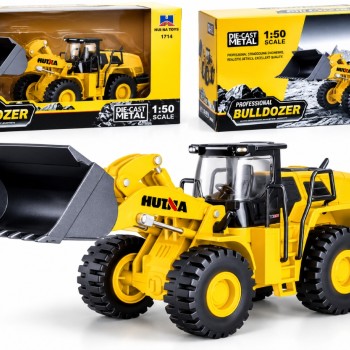 1714 Екскаватор HUINA металевий 1:50 з рухомим ковшем