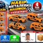 Набір металевих машинок JP412, 4 шт., 4 види