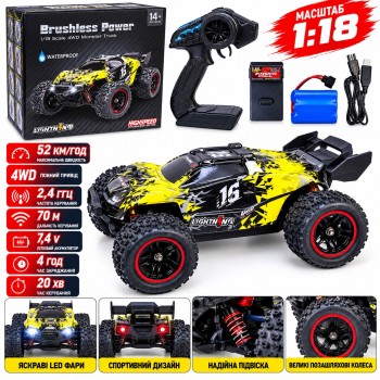 Швидкісна машина на радіокеруванні 4WD 1:18 G271868-HS18422 до 52 км/год