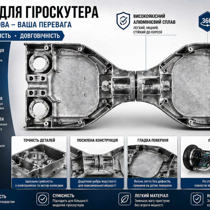 Металевий корпус на гіроборд міні сигвей 6,5 дюймів