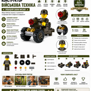 Конструктор M38-B0118 24 деталі