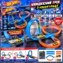 Ігровий швидкісний трек Hot Wheels з моторизованим прискорювачем, 3 варіанти складання та машинка
