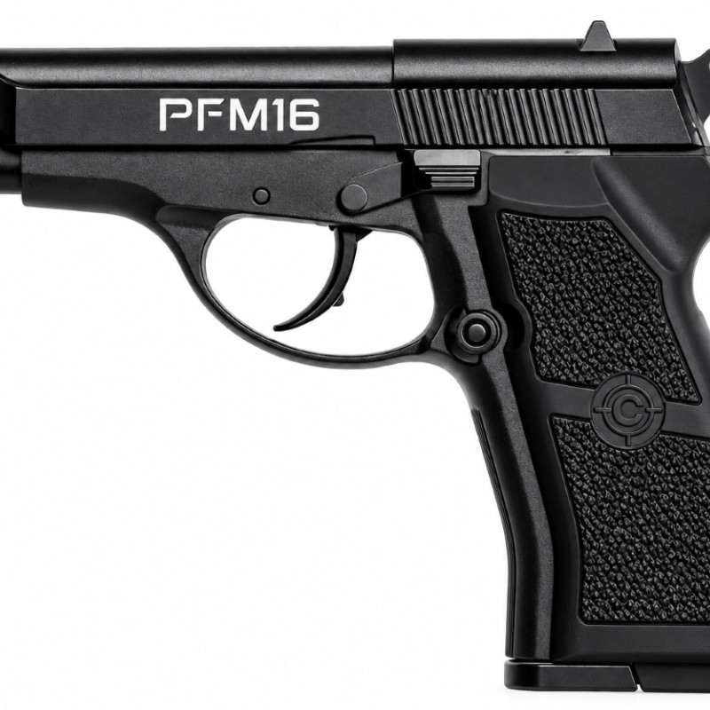 Пневматичний пістолет Crosman Beretta 84FS Cheetah PFM16 RM, CO2, 4,5 мм, 122 м/с, металевий