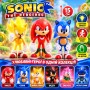 688097 Ігрова фігурка Наклз (Knuckles) із серії Sonic, 15 см, світлові ефекти, рухомі руки, червона