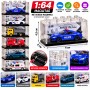 Металева машинка MiniAuto 95577-20, масштаб 1:64, колекційна модель автомобіля в прозорому боксі
