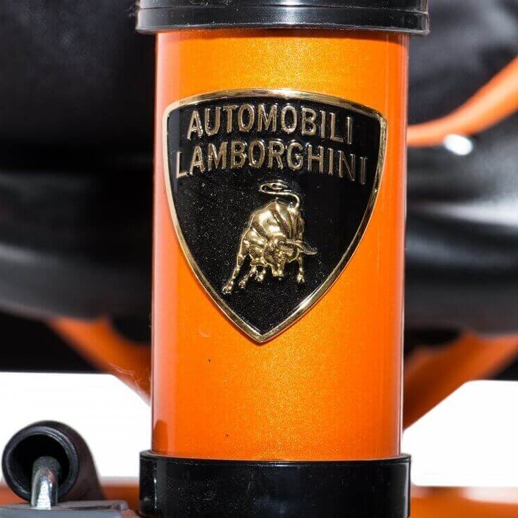 Дитячий триколісний велосипед Lamborghini, колеса піні, фара, ключ запалювання
