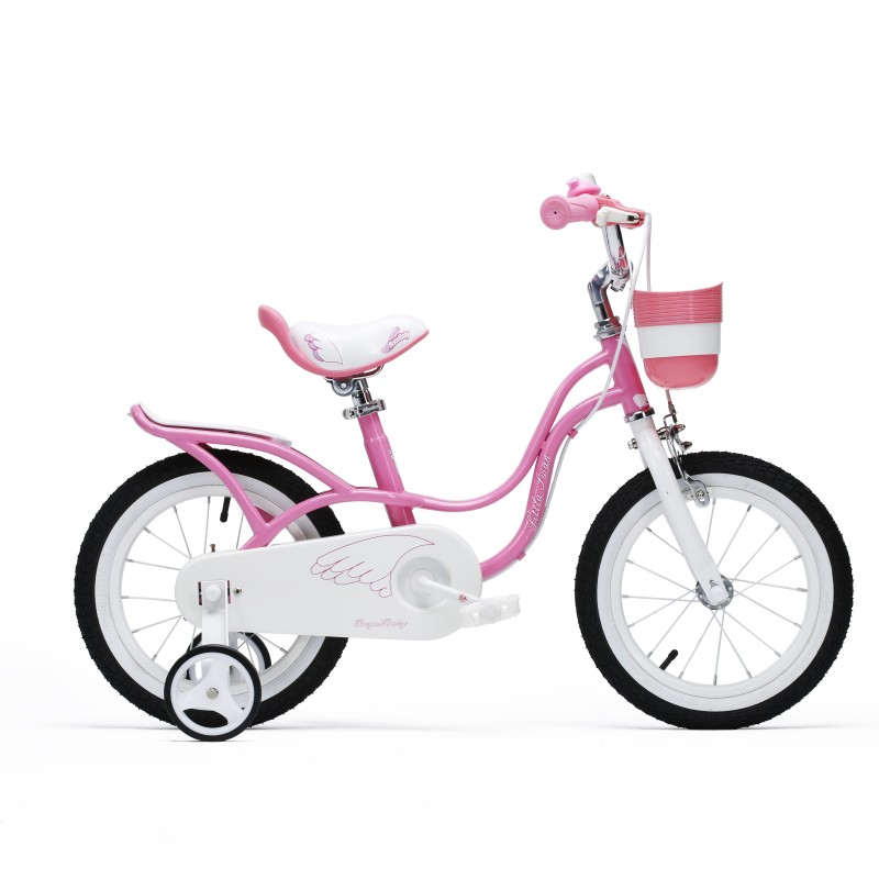 Дитячий велосипед Royal Baby Little Swan Steel RB16-18 РОЖЕВИЙ