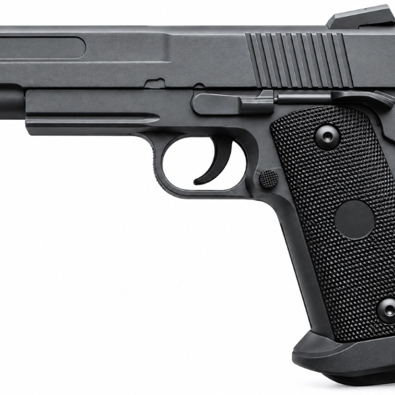 Металевий страйкбольний пістолет VIGOR V18 Silver Grey COLT M1911 (6 мм BB)