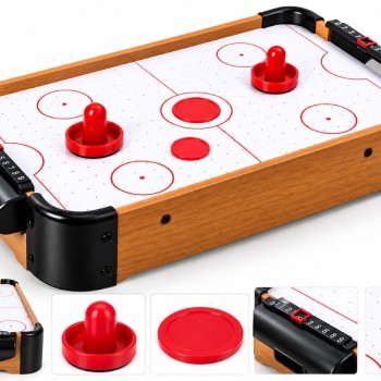 Аерохокей настільний дерев'яний ZZ Toys 5110, 51×31×10,5 см