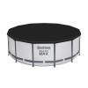 Каркасний басейн Bestway 5618W Steel Pro MAX 396×122 см з картриджним фільтр-насосом, сходами та захисним тентом