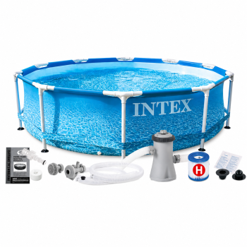 Каркасний басейн Intex 28208 305 × 76 см з картриджним фільтром 1250 л/год