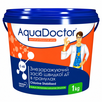 Хлор AquaDoctor C-60 1 кг в гранулах 015540