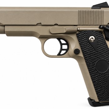 Металевий страйкбольний пістолет VIGOR V9 Tan (COLT M1911, 6 мм BB)