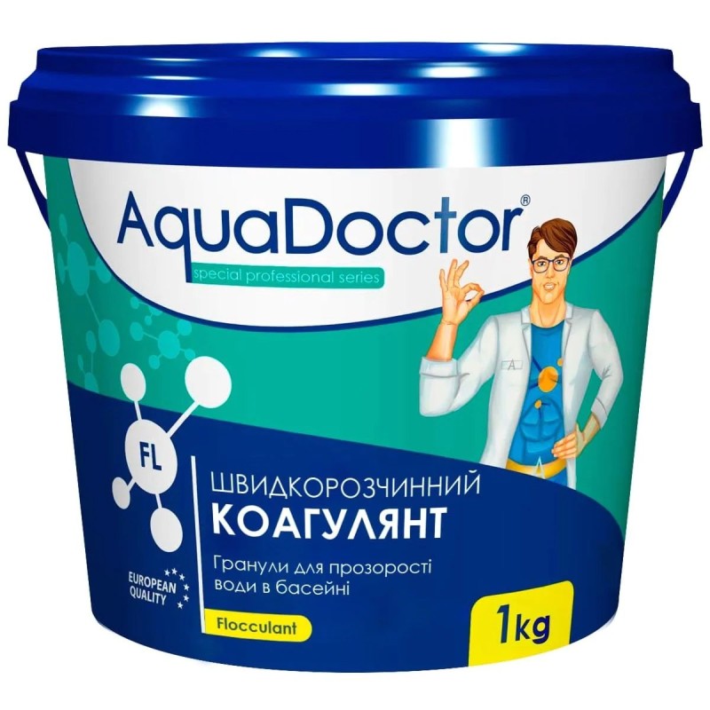 Коагулюючий засіб в гранулах AquaDoctor Superflock FL-1 кг 019394