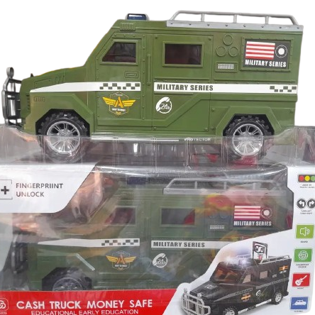 Дитячий сейф скарбничка інкассатор Military car WF-3010A