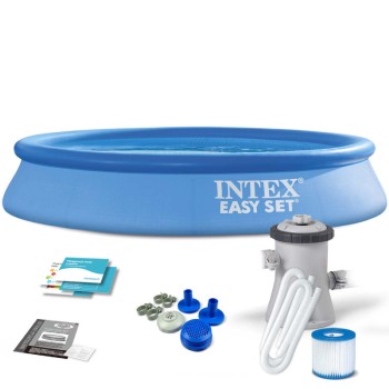 Intex 28118, надувний басейн  Easy Set з фільтром 3.05*61см