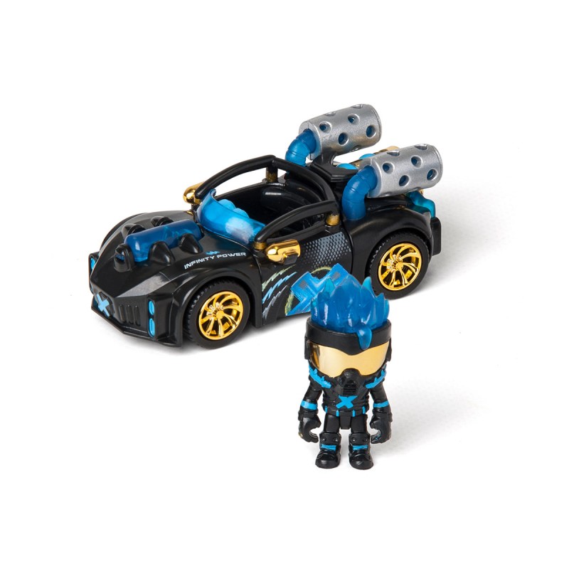 PTR1D208UA01 Машинка-конструктор T-RACERS - МІКСУЙ ТА ДРАЙВУЙ з гонщиком, в дисплеї