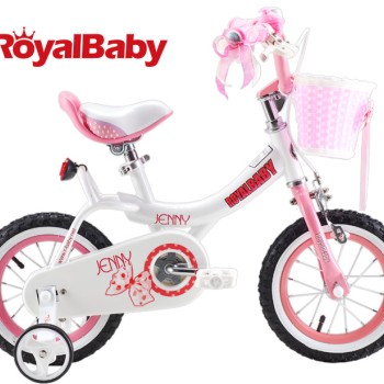 Дитячий велосипед Royal Baby Princess Jenny Girl Steel RB18G-4 Біло-рожевий