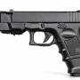 Дитячий пневматичний пістолет CYMA P698 на пластикових кульках BB 6 мм, обтяжений корпус, 16 см