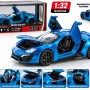 Машинка металева MiniAuto 32012C, масштаб 1:32, інерційна, світло, звук, відкриваються двері