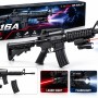 Іграшковий автомат CYMA M-16A на пластикових кульках BB із лазерним прицілом та ліхтариком