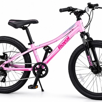 Дитячий велосипед Royal Baby Junior RB24-37 Student Bike 24 дюйми, 8 швидкостей Shimano, алюмінієвий, рожевий