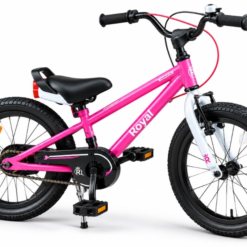 Дитячий велосипед-біговел Royal Baby EZ FREESTYLE RB14-30 14 дюймів рожевий, 2 в 1