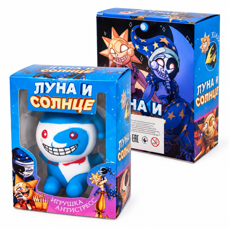 ST-217 Іграшка-антистрес стрейчова «Луна та Сонце»