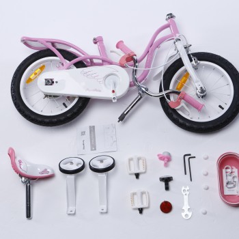 Дитячий велосипед Royal Baby Little Swan Steel RB18-18 РОЖЕВИЙ