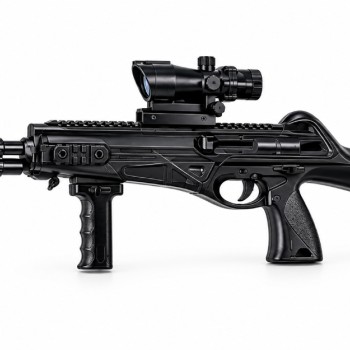 Страйкбольний автомат VIGOR 8910B пластиковий на кульках 6 мм BB, з ліхтариком і прицілом, чорний