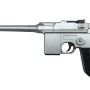 Металевий пістолет VIGOR V10-silver з двома магазинами