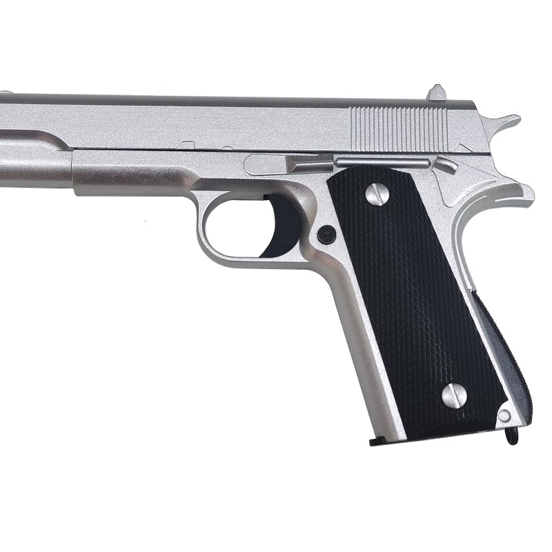 Металевий пістолет VIGOR V11-Silver