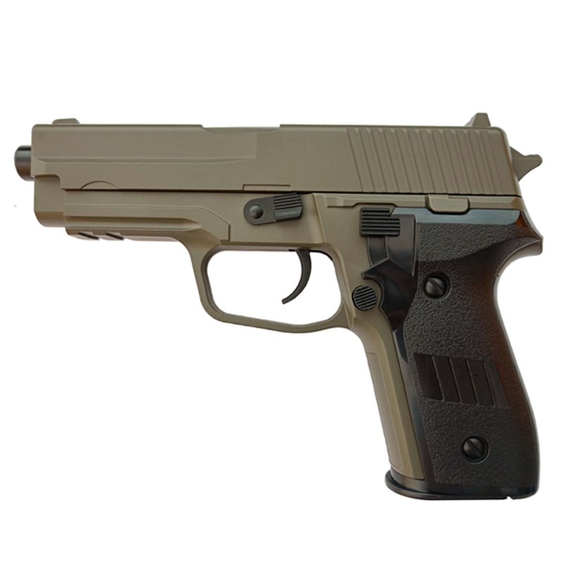 Дитячий Металевий пістолет VIGOR V12-Brown