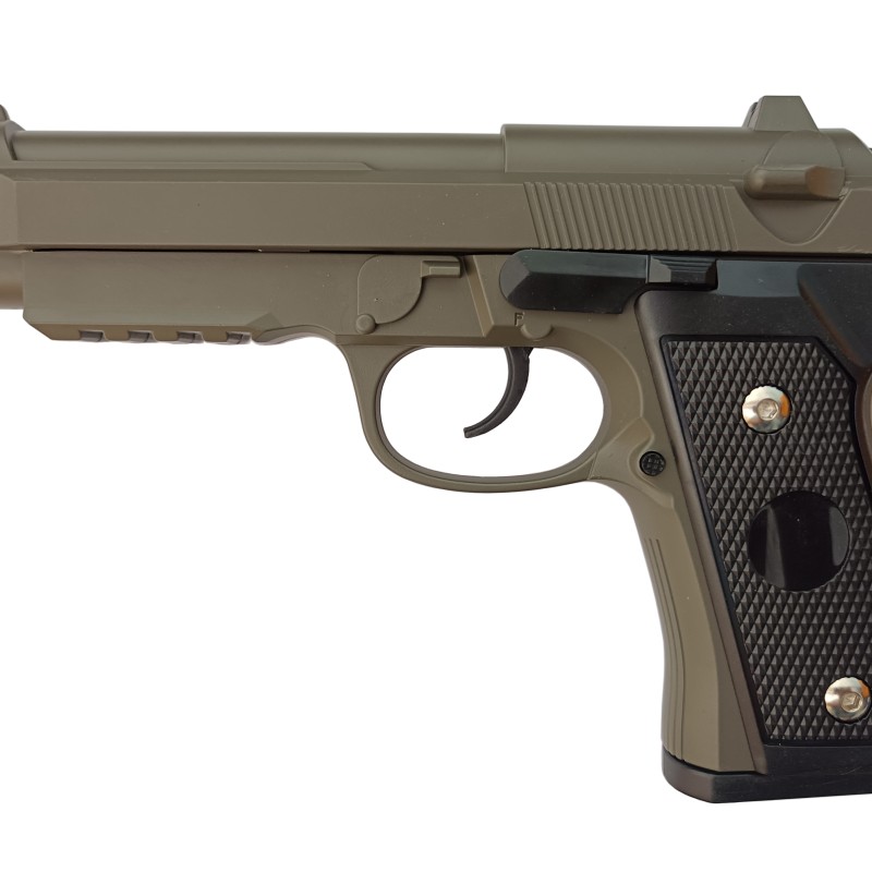Металевий пістолет VIGOR V22-Brown