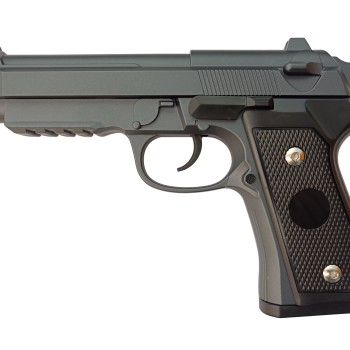 Металевий пістолет VIGOR V22-SILVER GREY