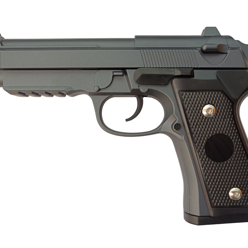 Металевий пістолет VIGOR V22-SILVER GREY