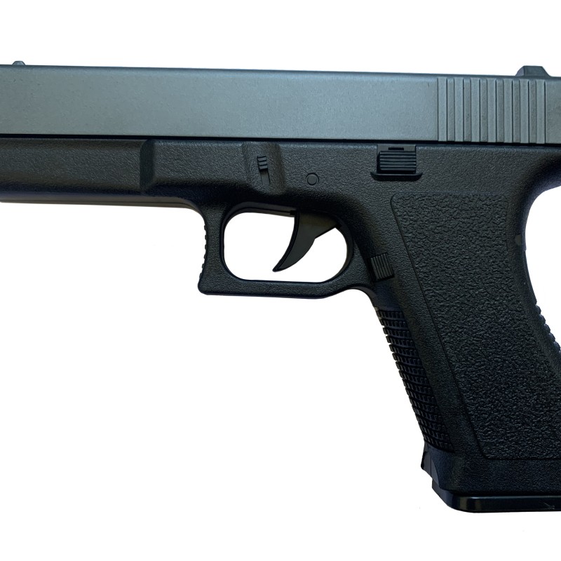 Дитячий Металевий пістолет VIGOR V313-silver-gray