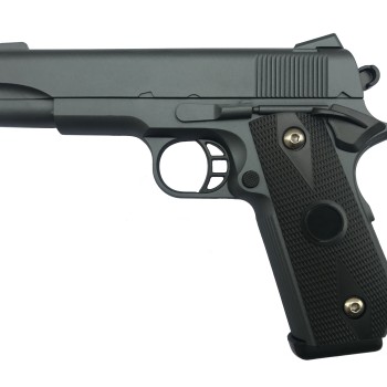 Металевий пістолет VIGOR V9-Silver gray